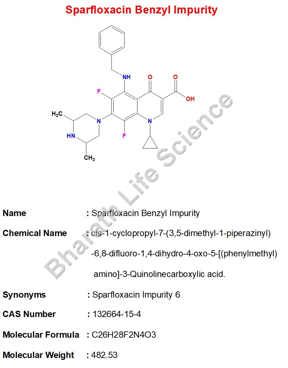 Sparfloxacin Benzyl Impurity